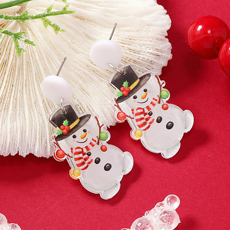 Christmas Acrylic Stud Earrings SK8065-15-1