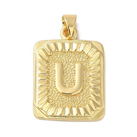 Rack Plating Brass Pendants KK-B092-42G-U-1
