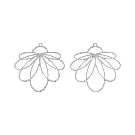 201 Stainless Steel Pendants X-STAS-N102-15P-1