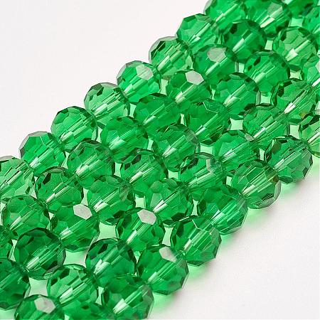 Imitation Austrian Crystal Bead Strands G-M181-8mm-15A-1