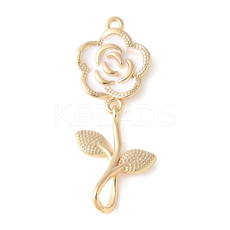 Brass Enamel Pendants KK-A253-01G-02-1