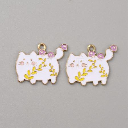 Alloy Enamel Pendants ENAM-CJC0004-40E-1