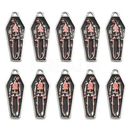 Alloy Enamel Pendants ENAM-CJC0021-01-1