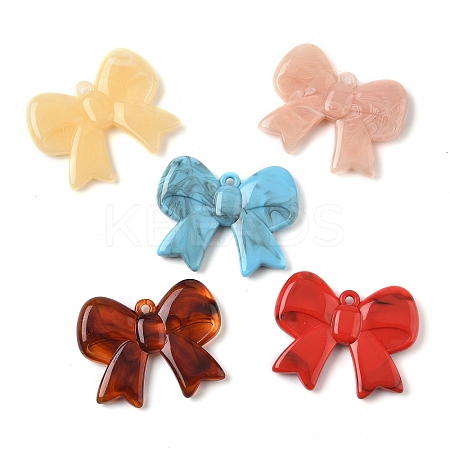 Opaque Acrylic Big Pendants FIND-Z082-02-1