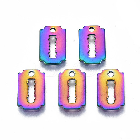 Ion Plating(IP) 201 Stainless Steel Charms LS-STAS-S119-146-1