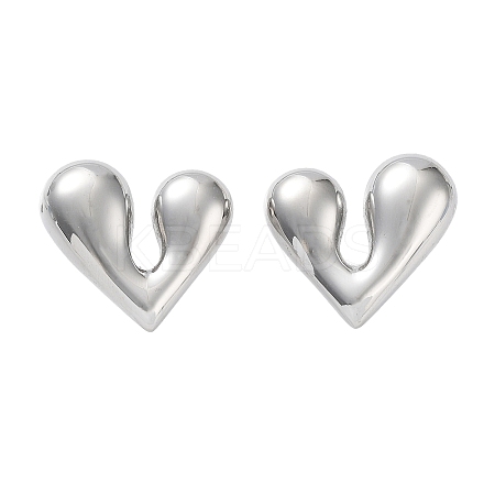 Non-Tarnish 304 Stainless Steel Stud Earrings EJEW-Z032-02P-07-1