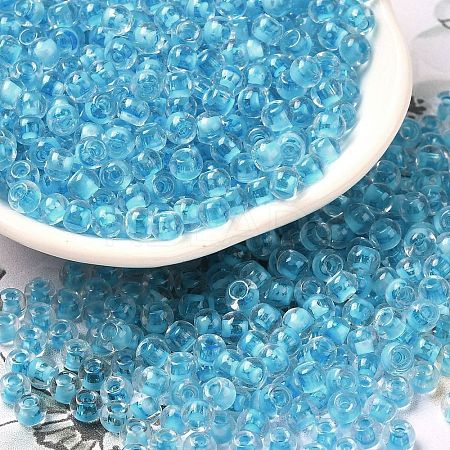 Transparent Glass Round Seed Beads SEED-B001-05A-19-1