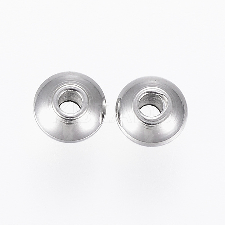Tarnish Resistant 201 Stainless Steel Spacer Beads STAS-H410-12P-B-1