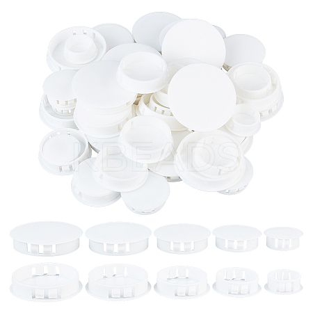 AHADEMAKER 50Pcs 5 Style Plastic Hole Plugs KY-GA0001-21A-1