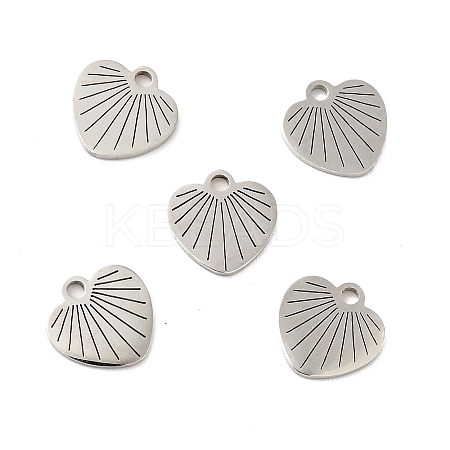 Non-Tarnish 201 Stainless Steel Pendants LS-STAS-E015-08P-1