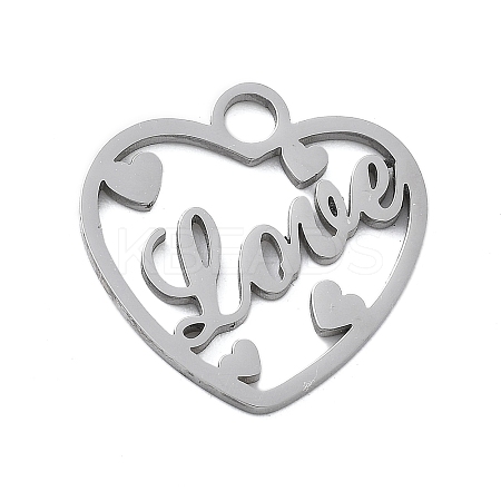 304 Stainless Steel Pendants LS-STAS-I327-13P-1