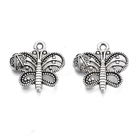Tibetan Style Alloy Charms TIBEP-N008-161-1