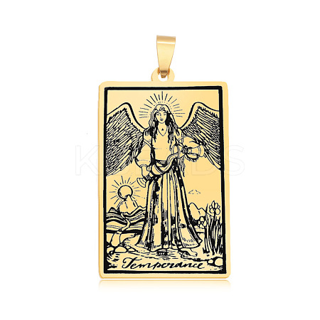 201 Stainless Steel Pendants STAS-S105-LA460-19-1