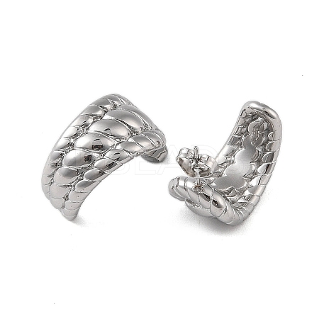 304 Stainless Steel Earrings LS-EJEW-O004-18P-1