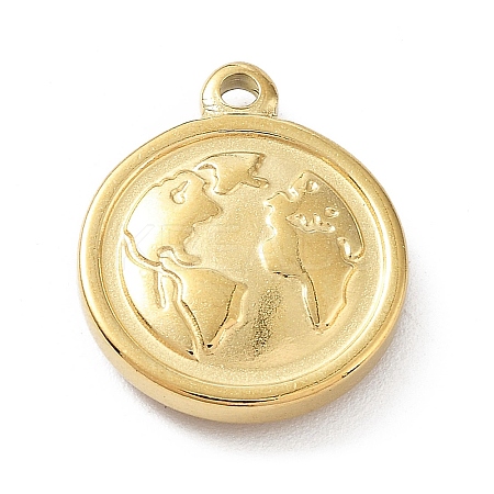 304 Stainless Steel Pendants STAS-K271-05G-1