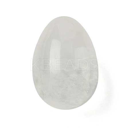 Natural Quartz Crystal Egg Shape Display Decorations G-Z094-01H-1