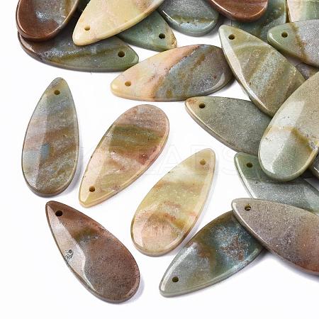Natural Amazonite Pendants G-T111-08-1