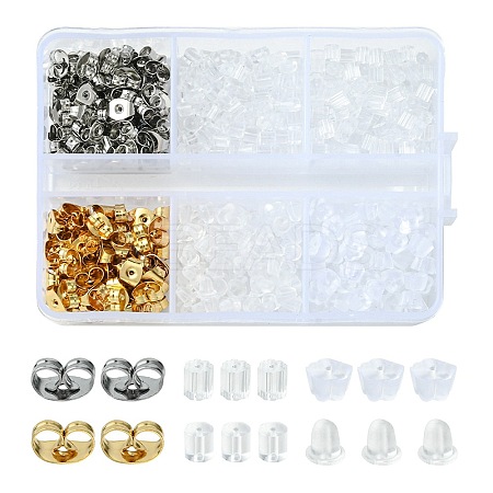 710Pcs 6 Style Ear Backs DIY-FS0005-40-1