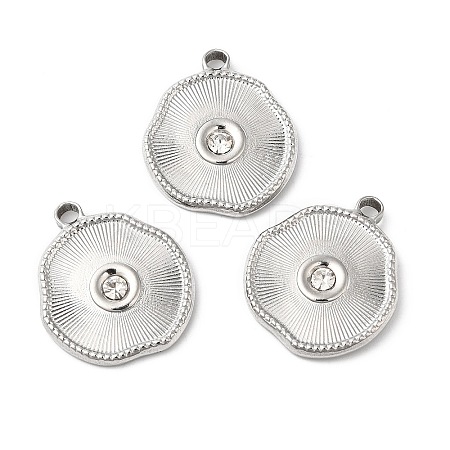 304 Stainless Steel Pendants STAS-R122-11P-1