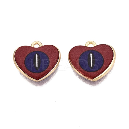 Valentine's Day Printed Alloy Pendants PALLOY-SZC0008-15E-1