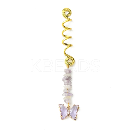 Alloy Dreadlocks Beads OHAR-JH00030-02-1