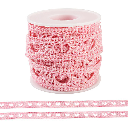 4.2 Yards Heart Milk Fiber Lace Trim OCOR-TA0003-51B-1