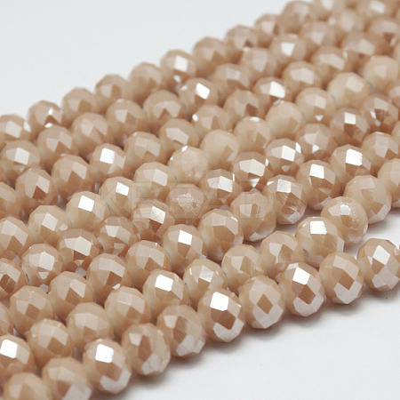 Electroplate Glass Bead Strands EGLA-G014-8mm-FR-A05-1