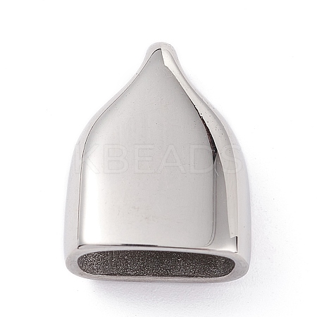 Tarnish Resistant 304 Stainless Steel Cord Ends LS-STAS-K220-01C-P-1