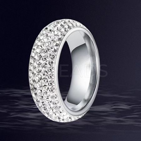 201 Stainless Steel Finger Rings for Women WGAEC69-05-1