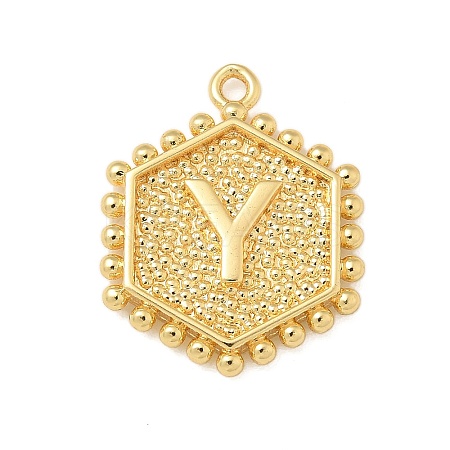 Brass Pendants KK-B126-01G-Y-1