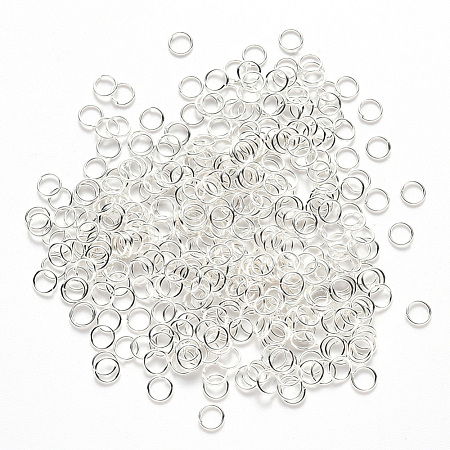 Brass Open Jump Rings KK-S358-001S-1