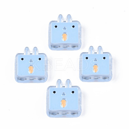Transparent Acrylic Beads ACRC-S039-10A-1