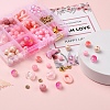 167Pcs Flower & Geometry Acrylic & Resin Beads DIY-YW0002-55-7