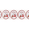 120 Round Paper Christmas Cartoon Sticker Rolls DIY-M070-09F-2