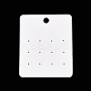 Rectangle Paper Earring Display Cards CDIS-T004-02-2