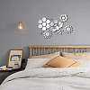 2Pcs Mirror Wall Stickers DIY-CN0001-96-10