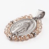 316 Surgical Stainless Steel Pendants STAS-H141-A-P-3