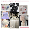 Mermaid Color Polyester Pleated Lace Trim Ribbon DIY-WH0401-58B-5