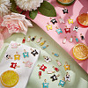 48Pcs 12 Style Alloy Enamel Pendants ENAM-AR0001-38-4