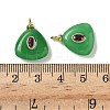 Dyed Natural White Jade Pendants G-H328-04G-B10-3