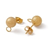 304 Stainless Steel Stud Earring Findings STAS-E179-05E-G-2