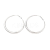 304 Stainless Steel Hoop Earrings EJEW-Z093-01P-02-4