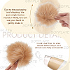 Faux Fox Fur Soft Pompom Ball DIY-WH20002-620A-01-4