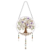 Tree of Life DIY Diamond Painting Pendant Decorations Kits TREE-PW0004-12E-1
