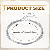 1Pc Stainless Steel Snake Chain 3 Strand Choker Necklaces for Women NJEW-LP0006-01P-2