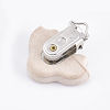 Beech Wood Baby Pacifier Holder Clips WOOD-T015-26-2