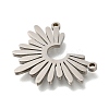 Anti-Tarnish 201 Stainless Steel Pendants STAS-B076-01P-06-2
