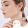 200Pcs 304 Stainless Steel Stud Earring Findings STAS-UN0061-89-6