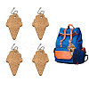 4Pcs Cork Pendant Decoration KEYC-PB0001-02B-1