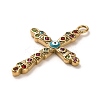 Real 18K Gold Plated 304 Stainless Steel Pendants LS-STAS-M331-02C-G-2
